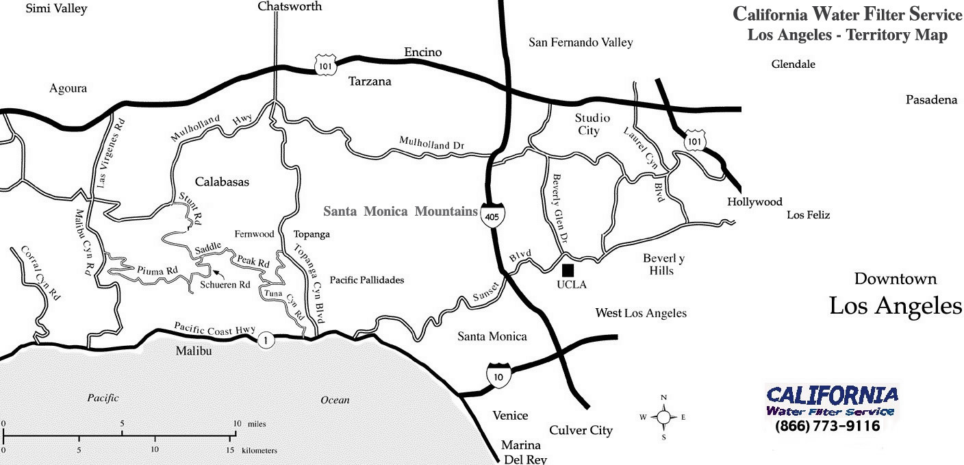 Los Angeles Map - Service Area